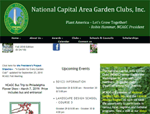 Tablet Screenshot of ncagardenclubs.org